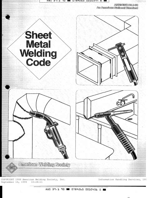 society sheet metal welding code|welding safety fact sheet pdf.